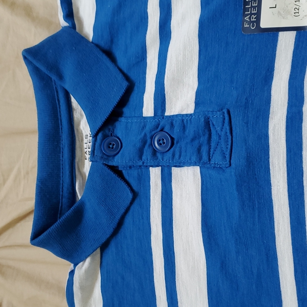 Brand new stripe polo shirt
